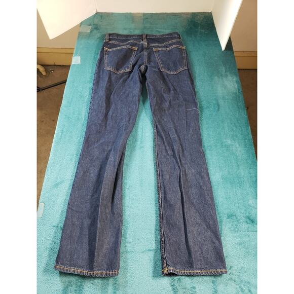 Old Navy Jeans Sz 29x34 Mens Blue Cotton Pants Denim Bootcut Casual - Picture 12 of 13